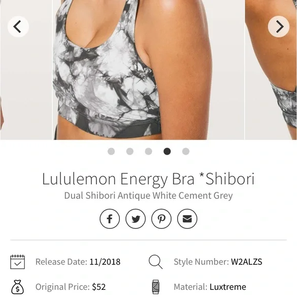 Lululemon Energy Bra - Picture 7 of 7